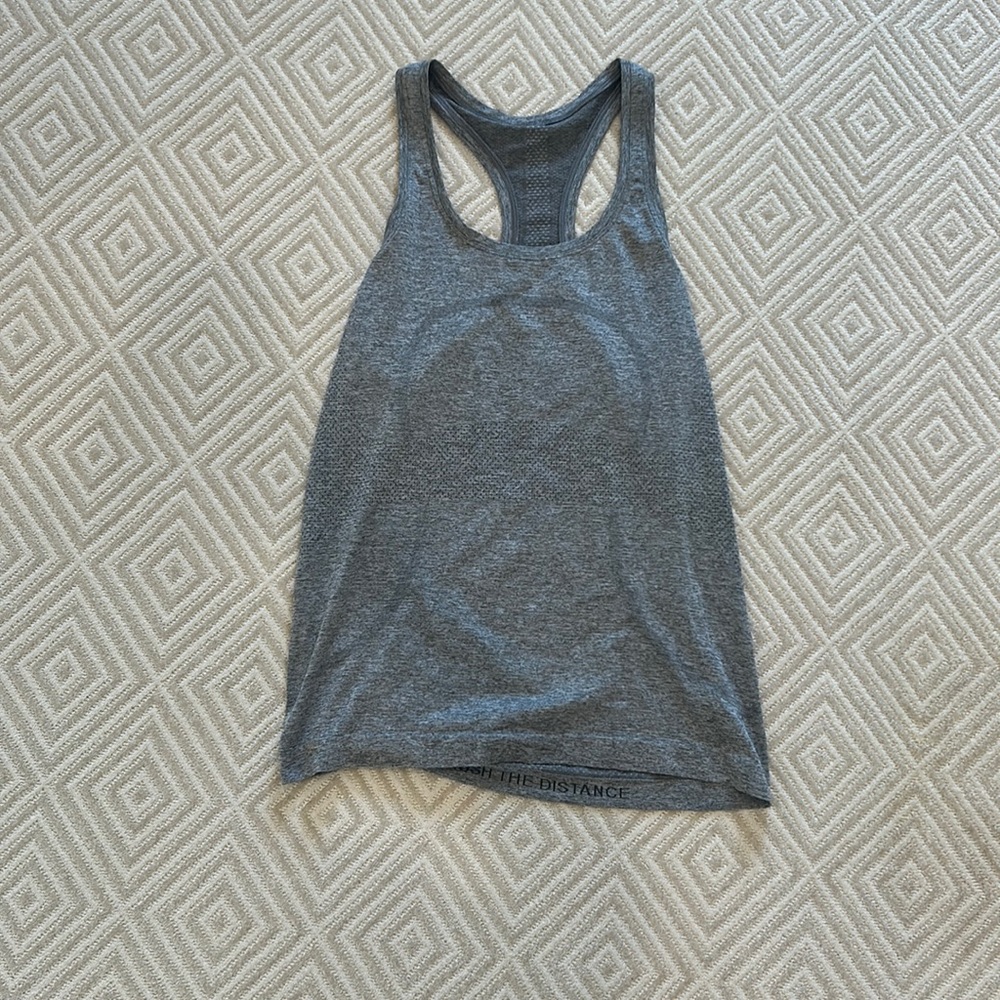 Lululemon grey swiftly tank